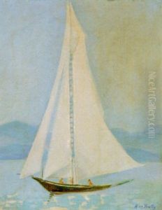 Segelboot Auf Dem Genfersee by Alice Bailly