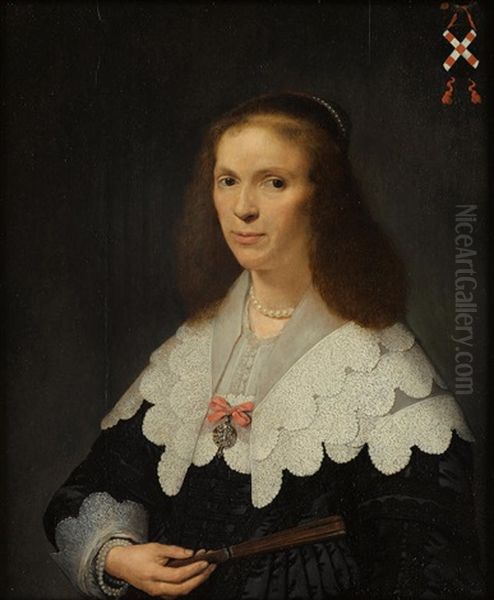 Portrait Of Jacoba Van Erp (1608-1664) - view 1