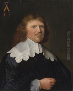 Portrait Of A Gentleman With A Lace Collar by David Bailly