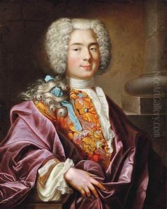 Portrait Of Nicolaus Deucher (1702-1783), Age 19 by Nicolas Bailly
