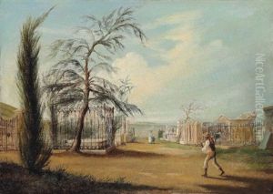 St George's Church Burial Ground, Cape Town by John Thomas Baines