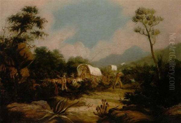 A Party Attacked By Kaffirs Between Beaufort And Grahamstown - view 1
