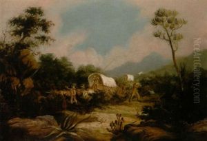 A Party Attacked By Kaffirs Between Beaufort And Grahamstown