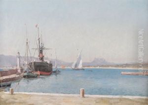 Harbor Scene Harbor Scene