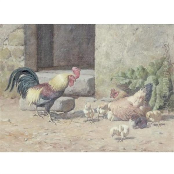Chickens And Rooster - view 1