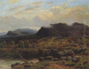 Landschaft Mit Bachufer Landschaft Mit Bachufer