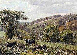 Pont Aven, Brittany by William Baptiste Baird