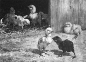 Barnyard Debate by William Baptiste Baird