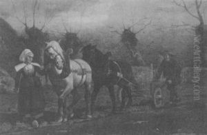 Plowing The Field by William Baptiste Baird