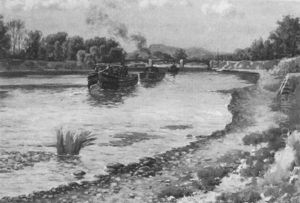 The Seine At Cour Gevoie by William Baptiste Baird