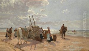 Fisherman On The Beach