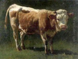 Junger Stier by Hermann Baisch
