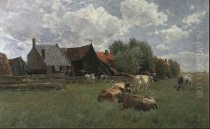 Ein Sommertag Auf Dem Lande by Hermann Baisch