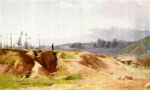Paisaje Montanoso Con Figuras by Juan Baixas-Garrate