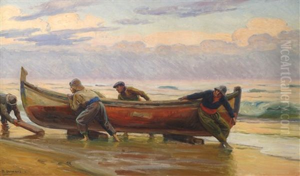 Hauling In The Catch - view 1