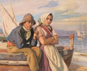 Un Marinero Y Una Joven Un Marinero Y Una Joven