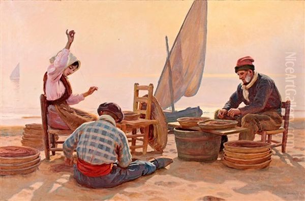 Pescadores En La Playa - view 1
