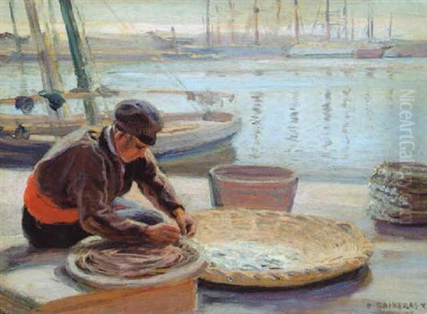Pescador En Un Muelle - view 1