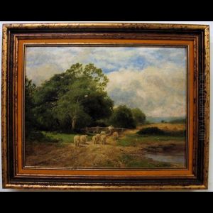 Shepherd & Flock by John Clayton Adams