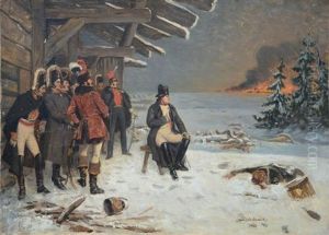 Scene De La Campagne De Russie