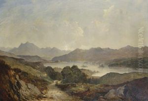 A River Landscape by John Clayton Adams