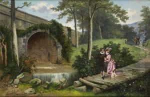 Society In The Park by Ladislaus Bakalowicz