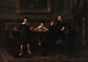 Jumeaux Et Leur Pere