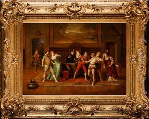 Scena Dworska by Ladislaus Bakalowicz