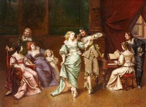 Scene Galante by Ladislaus Bakalowicz