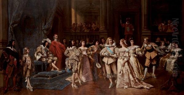 Le Bal A La Cour De Louis Xiii - view 1