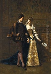 Coming Out Of Church by Ladislaus Bakalowicz