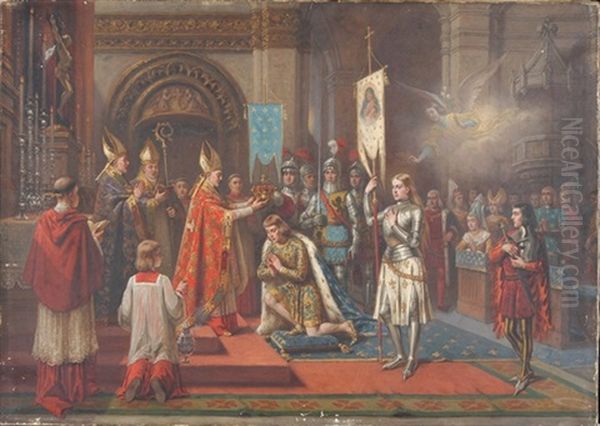 Die Kronung Karls Vii. In Der Kathedrale Zu Reims - view 1