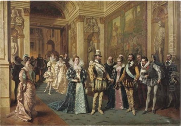 At The French Court - view 1