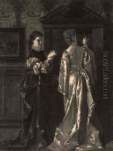 In The Library by Ladislaus Bakalowicz