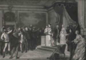 La Noblesse Hongroise Pretant Allegeance Au Futur Empereur D'autriche La Noblesse Hongroise Pretant Allegeance Au Futur Empereur D'autriche