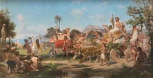 Bacchanalia by Stephan Vladislavovich Bakalowicz
