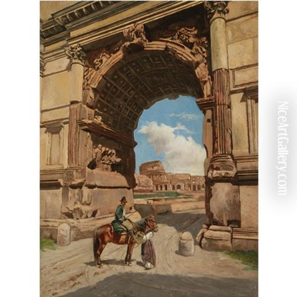 The Arch Of Titus, Rome - view 1