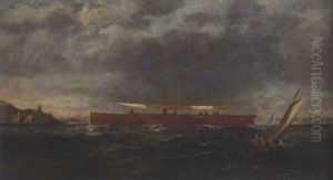 Herreshoff Steam Launch "henrietta" Off Atlantic Highlands, New Jersey, 1886