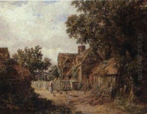 Farm Near Temple Balsal, Warwickshire by Samuel Henry Baker