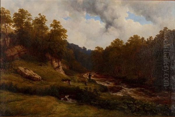 No. 1 River-scene Derbyshire - view 1