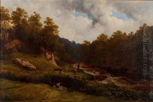 No. 1 River-scene Derbyshire