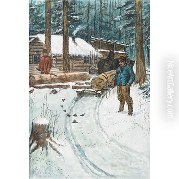 Three Canadian Watercolours - view 1