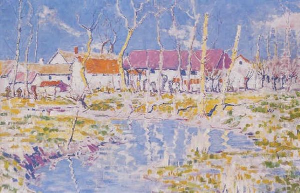 French Farmhouses, Decorative Landscape - view 1