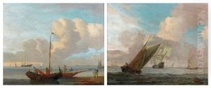 Marine (2 Works) by Ludolf Bakhuyzen the Elder