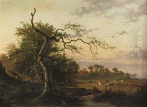 Minding The Herd by Alexander Hieronymus Bakhuyzen