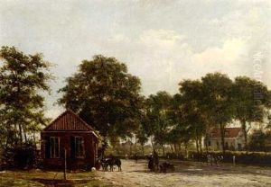 Figures Near An Inn