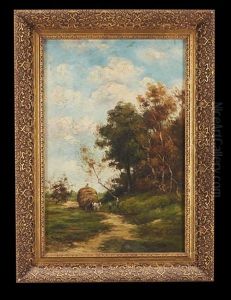 Hay Wagon by Gerardina Jacoba van de Sande Bakhuyzen