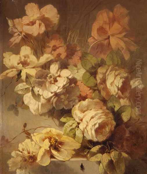 A Summer Still Life Of Flowers - view 1