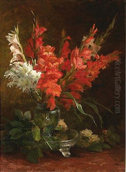 A Still Life With Gladioli - view 1