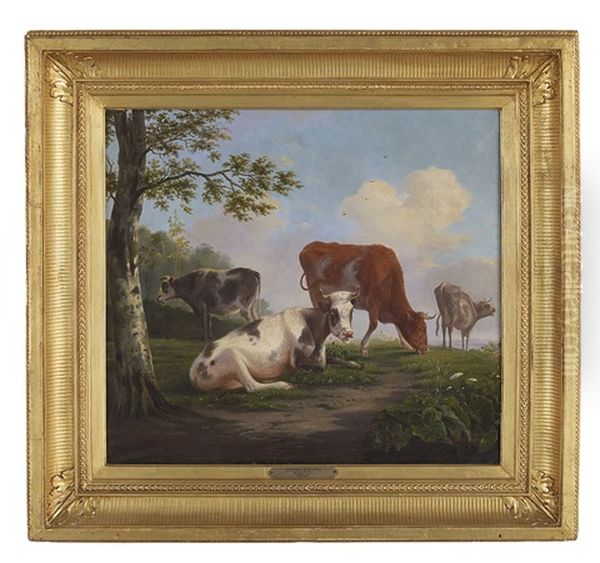 Cattle In A Landscape - view 1